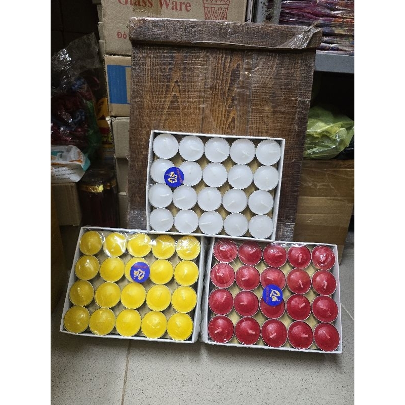 [ Loại 1]100 viên nến , 1 viên/2 giờ đốt , Đèn cầy , nến thơm Tea Light