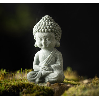 Tượng Phật Nhỏ, Tượng Phật Ngồi Thiền, Tượng Đá Sa Thạch, Tượng Phật Để Bàn, Tượng Phật Trang Trí Tiểu Cảnh, Bể Cá