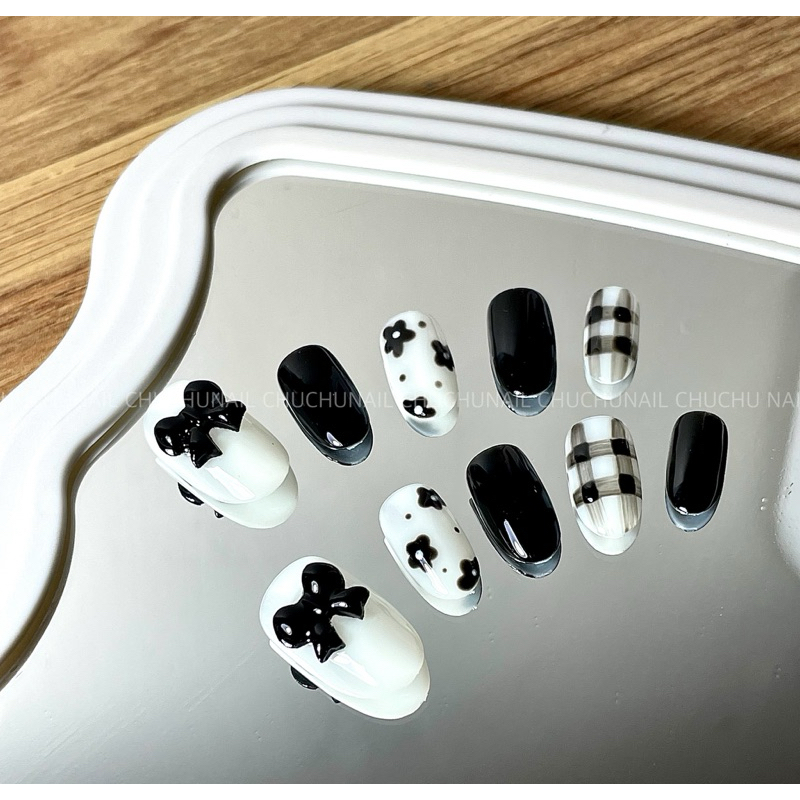 NailBox ChuChu . Nơ đen ( Ảnh shop tự chụp)