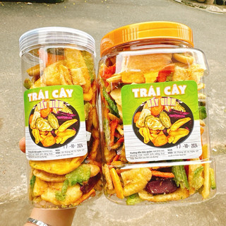  Thập Cẩm Trái Cây Sấy Lạnh Giòn Xuất Khẩu hộp 500GR 270GR 