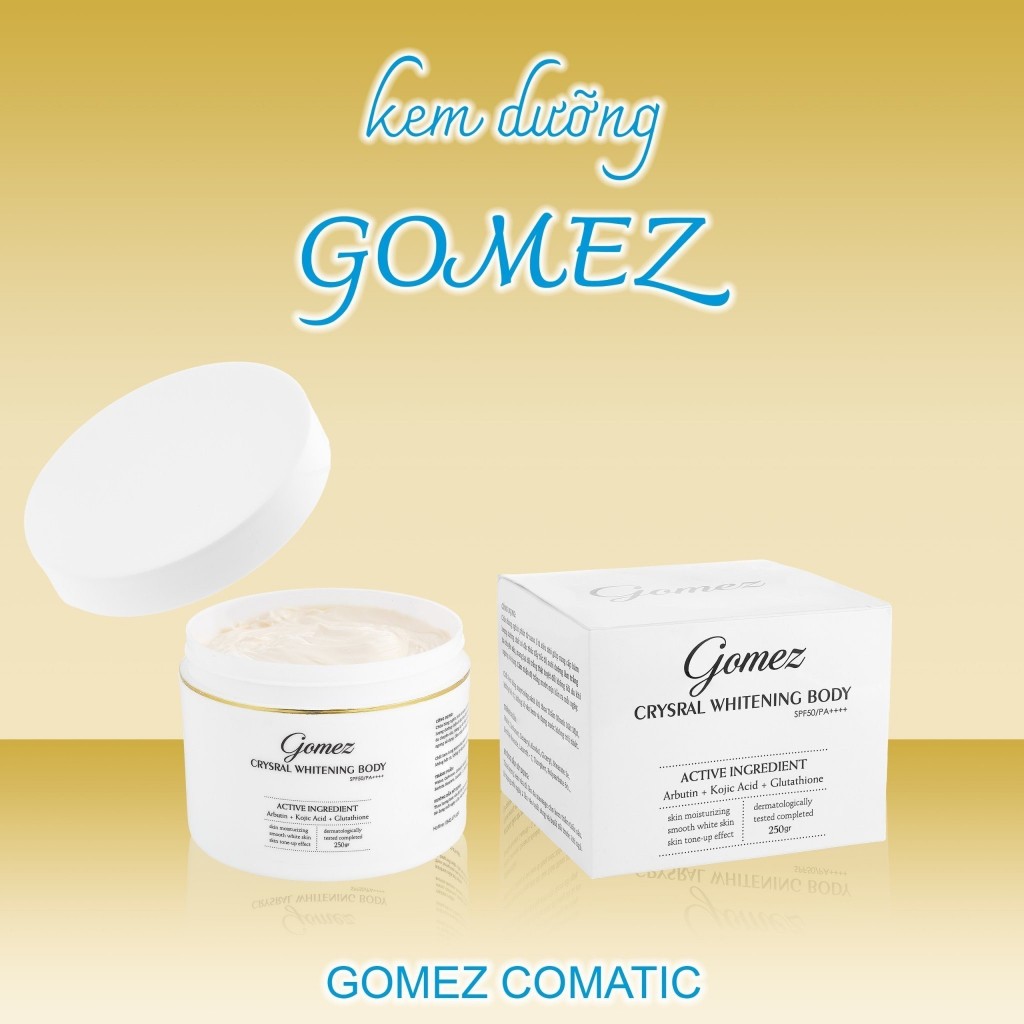 Giá Sỉ Kem Dưỡng Body Gomez 250g tặng gói ủ trắng