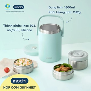 Hộp cơm giữ nhiệt inochi Fuji Appetit ✨ Hộp đựng thức ăn với sức chứa lớn tiện lợi, bền bỉ an toàn