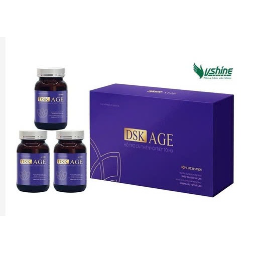 Viên uống DSK AGE giúp cân bằng nội tiết tố, giúp giảm nám, sạm da, nhăn da giúp da săn chắc, cải th