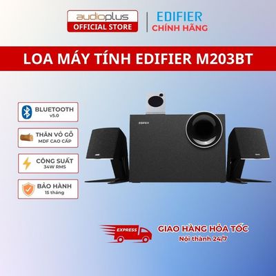 Loa máy tính EDIFIER M203BT - Bluetooth V5.0 - Sub 5 inch mạnh mẽ - Công suất 65W PEAK -  BH 15T
