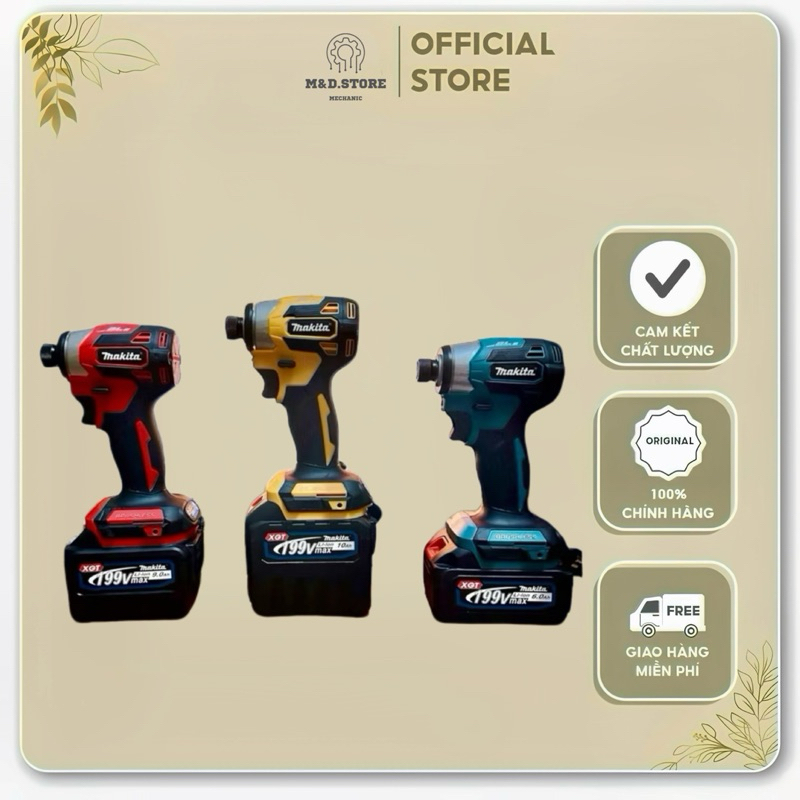 Máy Chuyên Vít Makita TD173 Hàng Loại 1 - 4 Tốc Độ Dùng Động Cơ Không Chổi Than