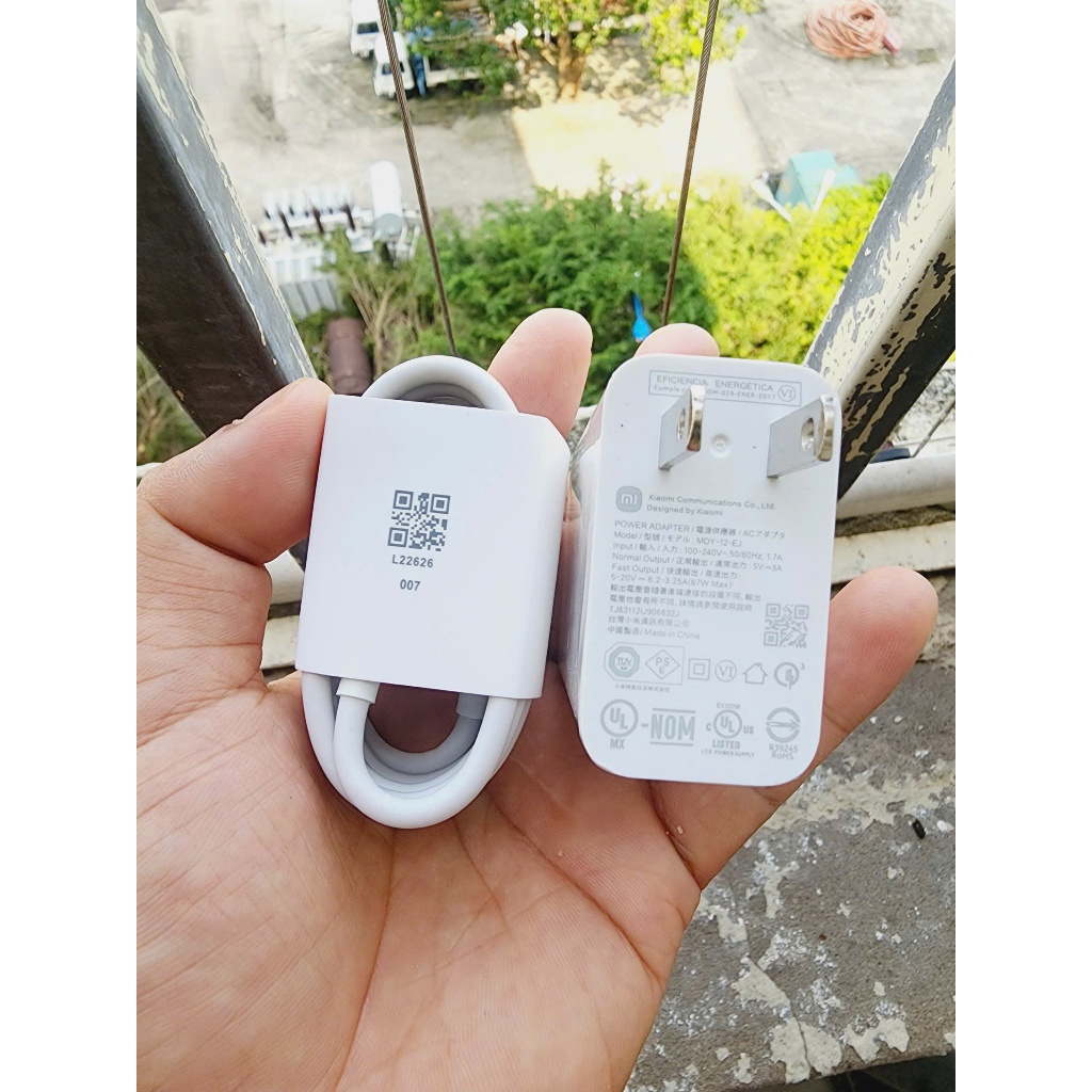 Bộ sạc nhanh Xiaomi 67w chính hãng Sạc nhanh Mi Charge Turbo kèm dây sạc Xiaomi Type C