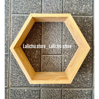  Kệ gỗ thông treo tường hình lục giác  kệ tổ ong  