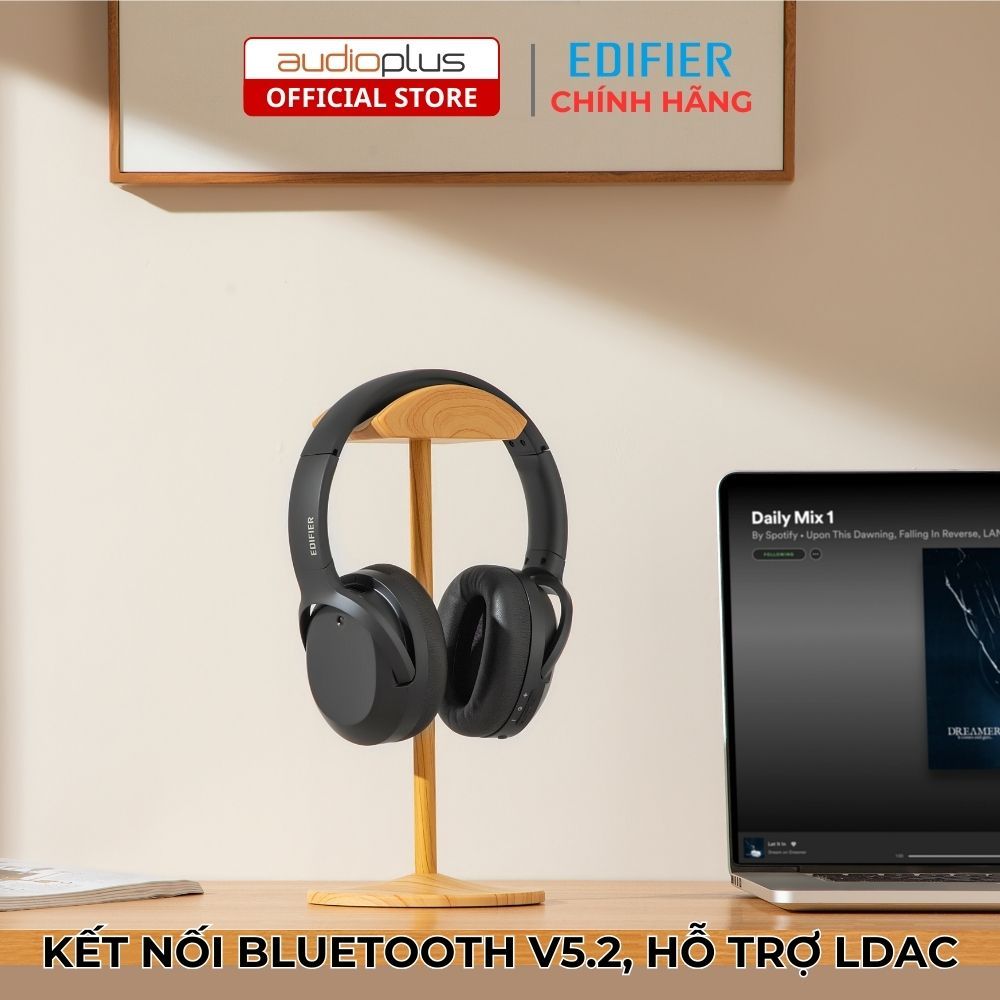 Tai nghe bluetooth chụp tai EDIFIER W820NB Plus - BT v5.2 - Thiết kế êm ái - Mic đàm thoại rõ | BigBuy360 - bigbuy360.vn