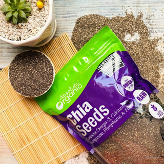 Hạt chia tím/ đen Úc Absolute Organic túi 500G - 1KG