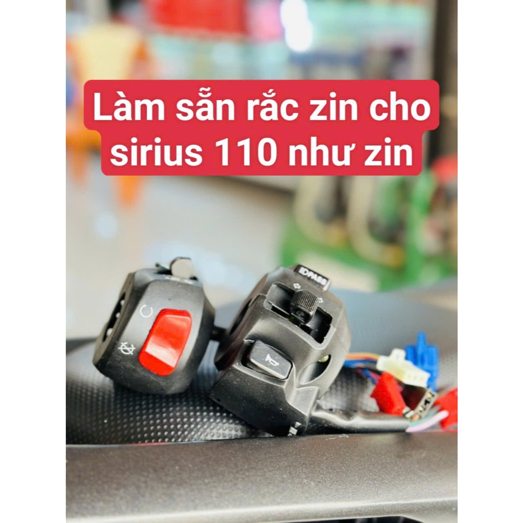 Cùm ex 150 lắp sirius 110 , bấm rắc như zin cho sirius 110