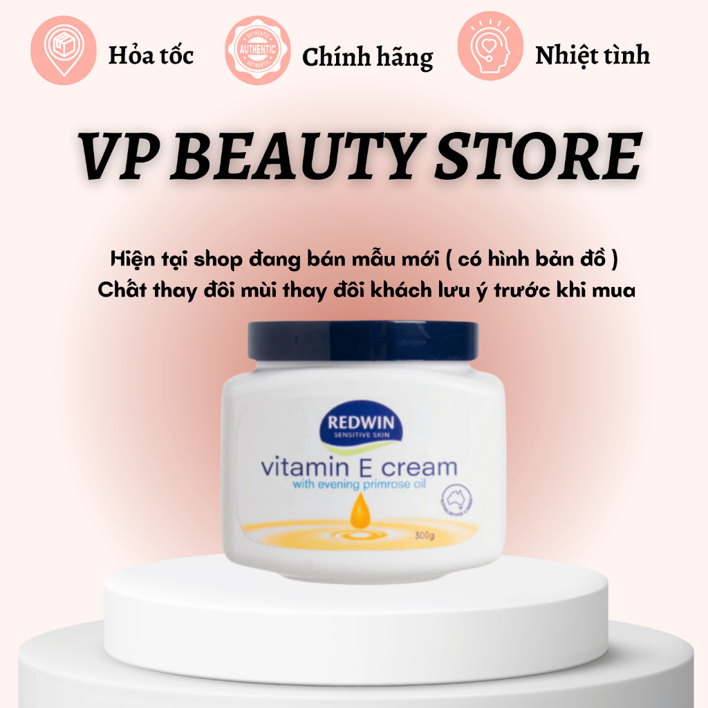 Kem Dưỡng Ẩm Đa Năng Redwin Vitamin E Cream Úc
