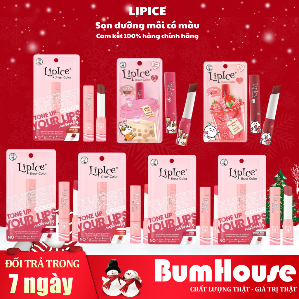 Son dưỡng có màu hiệu chỉnh sắc môi Lipice Sheer Color 2.4g