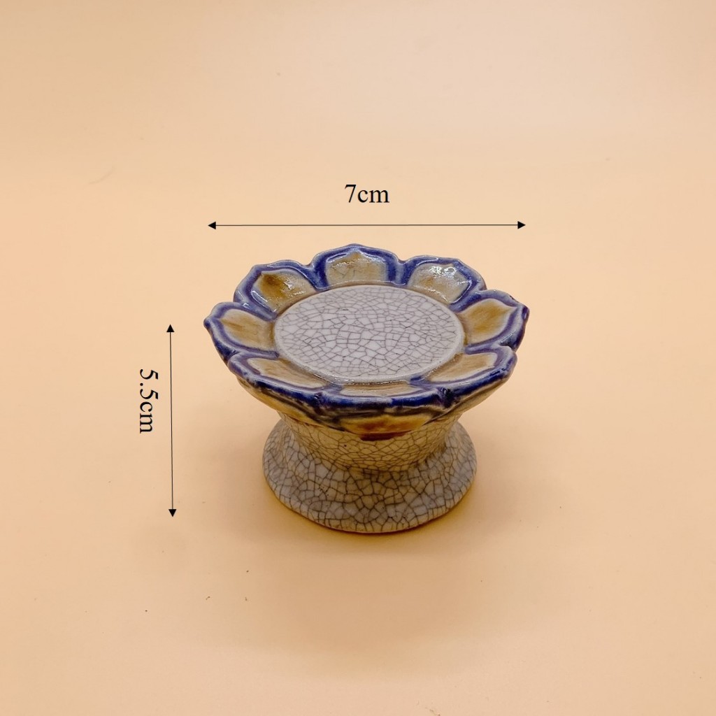 Chân nến thờ rạn nổi (siêu rẻ) - Chợ Sứ Bát Tràng - hàng loại 1