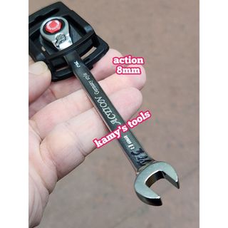 Cờ lê vòng miệng tự động 8mm Action dài 137mm