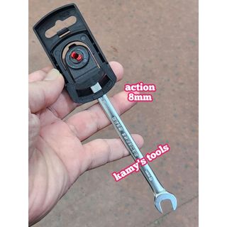 Cờ lê vòng miệng tự động 8mm Action dài 137mm