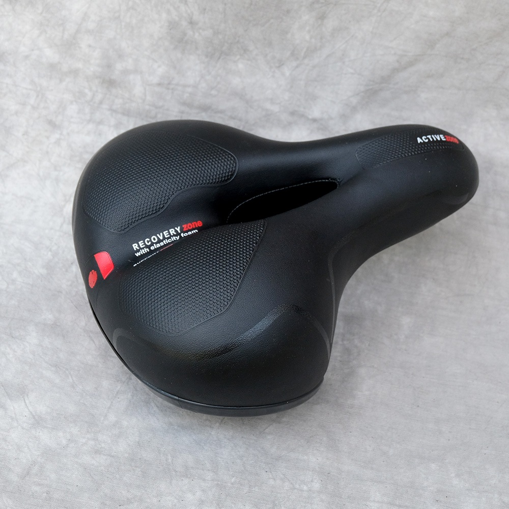 Yên xe đạp da mềm siêu êm 25 x 20cm yên mập 2K20