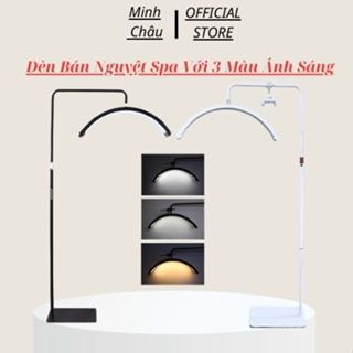 Đèn Led Spa Bán Nguyệt Thiết Kế 3 Màu Ánh Sáng Sử Dụng Cho Spa Makeup Phun Xăm, Trang Điểm Nối Mi