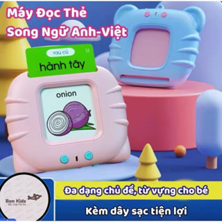 Máy Đọc Thẻ Song Ngữ 3 Chế Độ Đọc Anh Việt - Đồ Chơi Giáo Dục Sớm Cho Bé, Máy Đọc Thẻ Flashcard