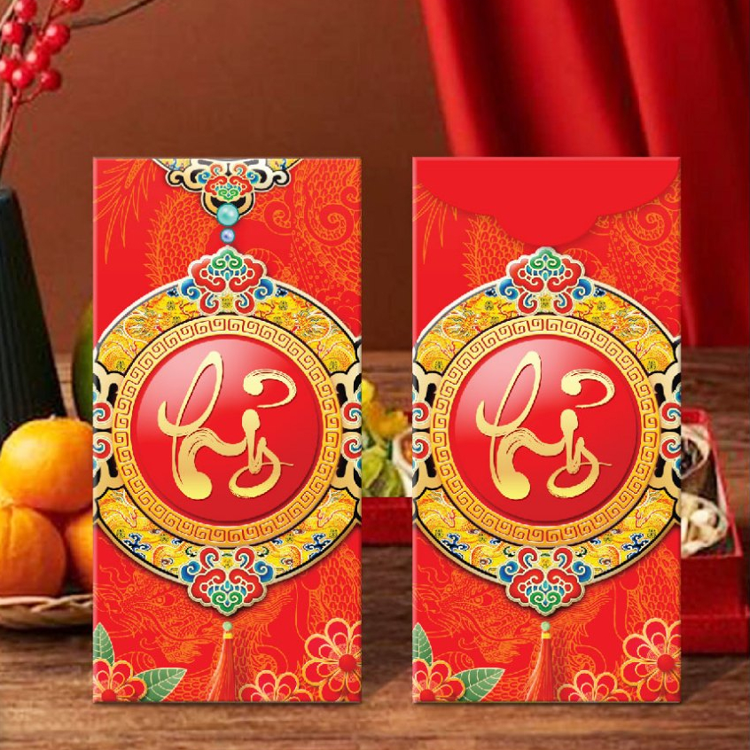 100 Bao Lì Xì Đỏ Hỷ May Mắn Cho Đám Cưới M93