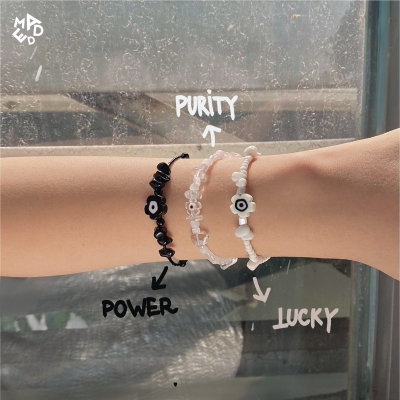 < Link mới > Vòng tay Hoa mắt quỷ / Evil eyes / Madde