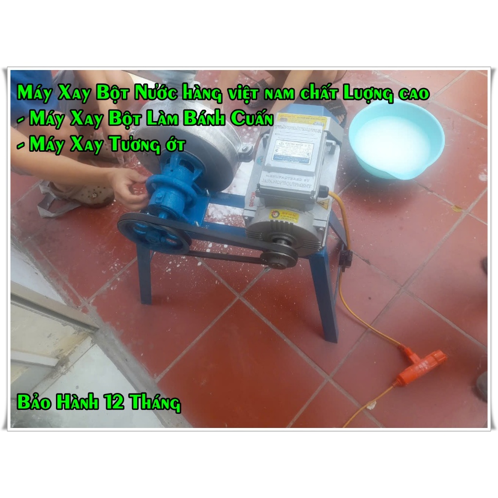 Máy xay bột  gạo nước cối đá 25cm, máy  nghiền  bột gạo nước