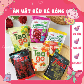 Nước oishi Trái Cây, nước tăng lực Oishi các vị (túi 180ml kèm ống hút)