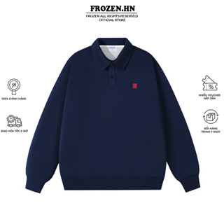 Áo Sweater Polo Paint Red Local Brand Frozen Nỉ 2 Da 100% Cotton Unisex Nam Nữ