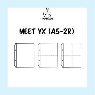 SHEET MEET YX DÙNG CHO BÌA A5 (2 CÒNG) - NHIỀU LOẠI