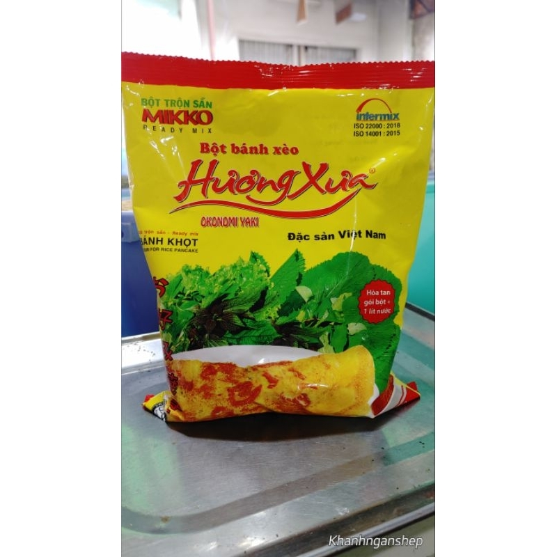 Bột bánh xèo bánh khọt hương ,xưa,bột bánh xèo ,bột bánh xèo bán khọt hương xưa 500g