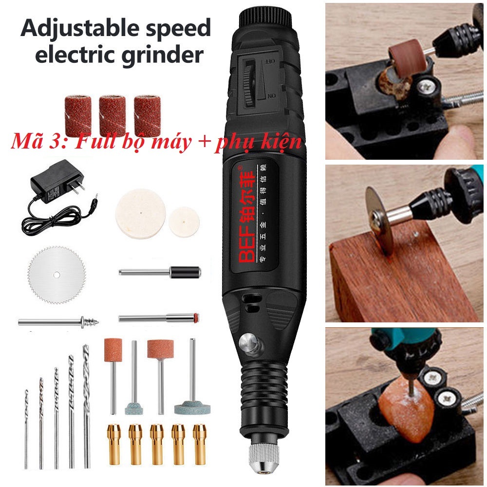 Máy khoan mài đánh bóng mini v1