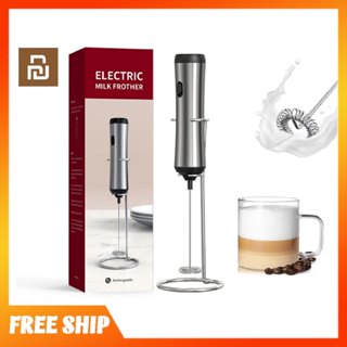  Máy đánh bọt cà phê Xiaomi Youpin inox 304 pin sạc tùy chọn có  không có giá đỡ 