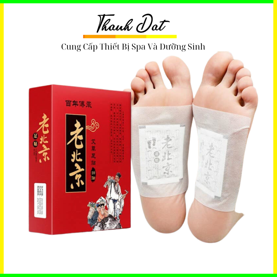 Hộp 50 Miếng Dán Thải Độc Chân Thảo Dược I Thải Độc Cơ Thể tHẢI đỘC cHÂN