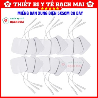 Miếng Dán Xung Điện 5x5cm Dùng Cho Máy Xung Điện Bộ Quốc Phòng, Máy Điện Châm Hoa Đà, Goldellife, Dr Ho's