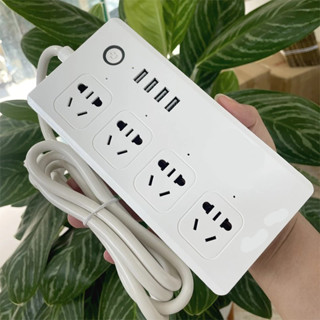 Ổ Cắm Tuya Zigbee 4 Cổng Kéo Dài ZTC4