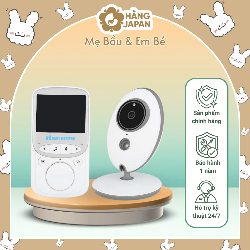 Máy báo khóc Baby Monitor Pro 2021 Corky baby MBK801/MBK601/MBK03