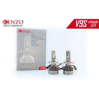 Đèn pha led Kenzo V9S 60W cho các dòng xe máy chân H4 ban 6k ánh sáng mạnh, tản nhiệt tốt bảo hàng 24 tháng