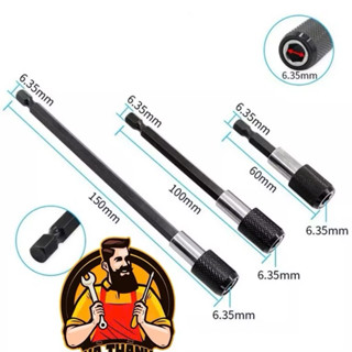    TUOSEN  Bộ 3 Đầu Nối Bắn Vít Dài 60mm 90mm 150mm - Thanh Nối Dài mũi vít cho Tua Vít máy bắn vít Chuôi lục giác 6.35mm 