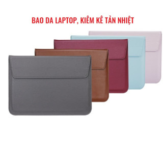 DIGIMIX | Túi da kiêm bao da đựng iPad/Laptop/Macbook cao cấp kiêm kê tản nhiệt cho máy 11-16 inch, cao cấp.