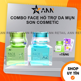 [Tặng Cao Bưởi] Combo Kem Face SON Mụn Thâm + Kem Face Dưỡng Trắng Son Group Nguyễn Tiên Miền Tây