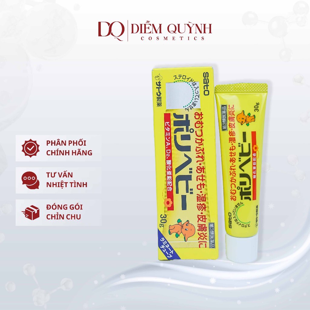 Kem hăm Sato cho bé 30g Nhật Bản