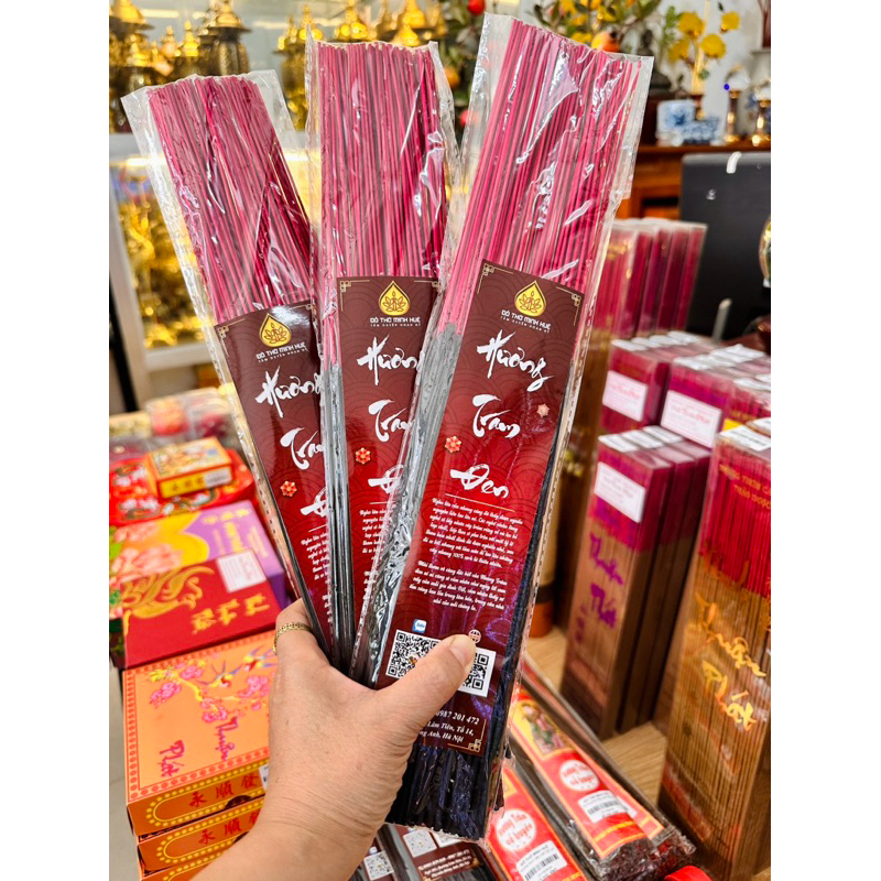 Hương đen/ Nhang đen / Hương thơm ngày tết / Hương trám đen - Thẻ 100 nén