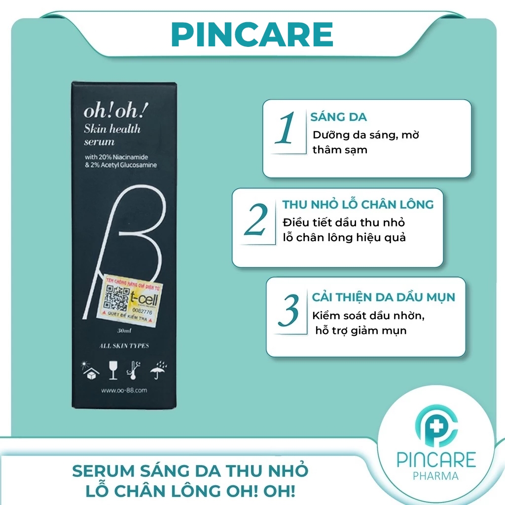 Serum Niacinamide 20% Oh Oh Skin Health -PINCARE Health & Beauty