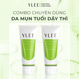 Combo 02 Sữa rửa mặt YLEE cho da dầu mụn, da mụn tuổi dậy thì