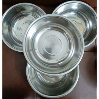 Bát ô tô inox đựng cơm canh, tô trộn nộm size to 22.5cm