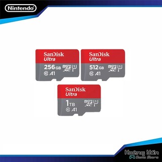 Thẻ nhớ micro sd sandisk cho máy nintendo switch oled 512gb/1tb bảo hành 5 năm chính hãng