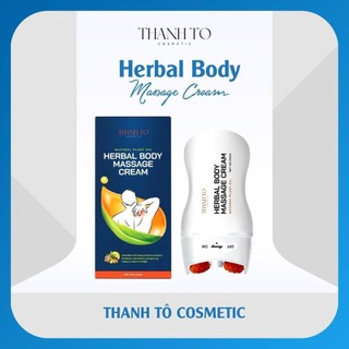 (Tặng Quà) Kem Massage Thanh Lăn Massage Cổ Vai Gáy Herbal Body Massage Cream Thanh Tô