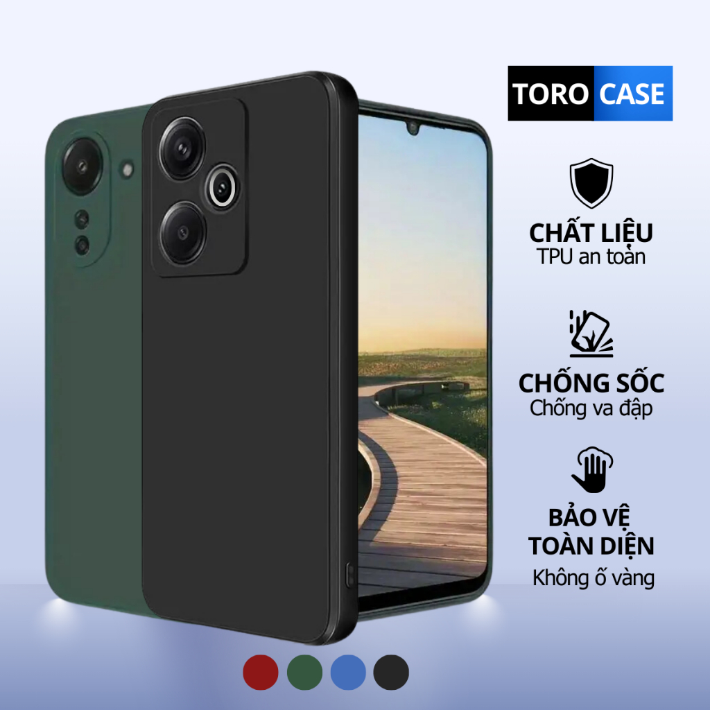 Ốp lưng Xiaomi Redmi 13C Redmi 13 13X Redmi13 ốp điện thoại chống bẩn viền bảo vệ camera
