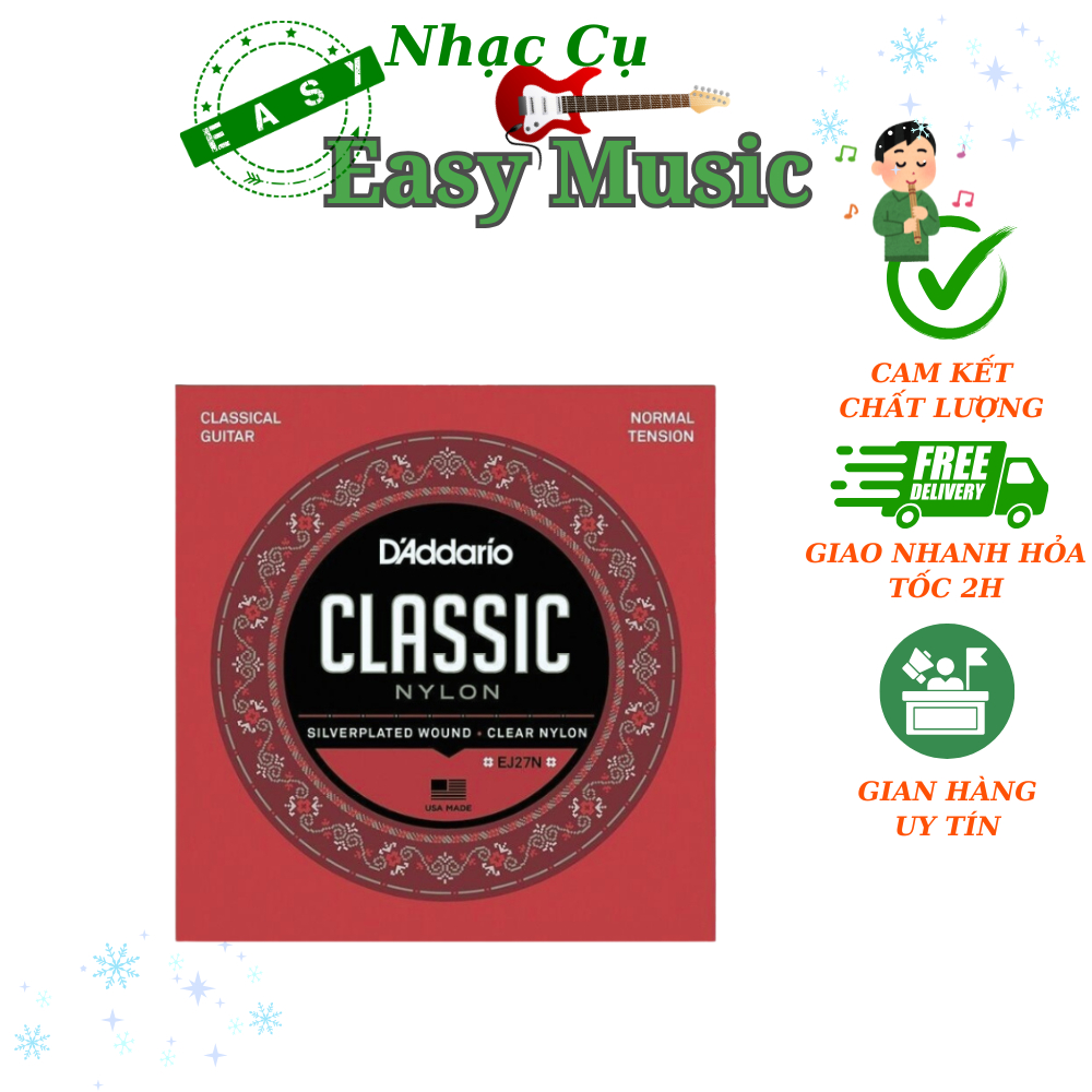Dây đàn guitar classic EJ45 EJ46 EJ49 EJ27N AWR18 AC130 AC139