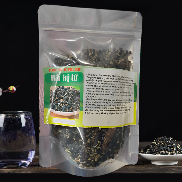 Hắc Kỷ Tử Tây Tạng Organic (Kỷ Tử Đen) 500g [Loại 1], Trà Hắc Kỉ Tử Thanh Nhiệt, Đẹp Da