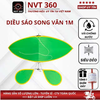 Diều sáo song vân đại trà đuôi cá cánh cốc 1m25 1m7 2m5 3m5 4m5 lắp ghép giá rẻ - NVT 360